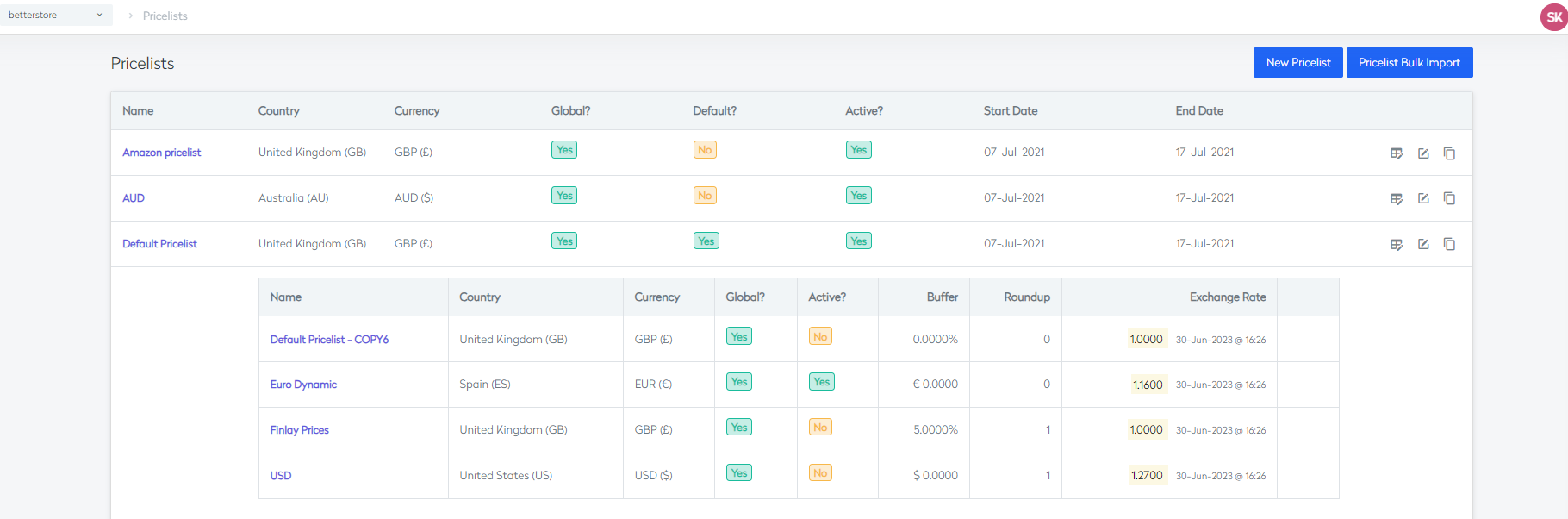 Multi-currency Support